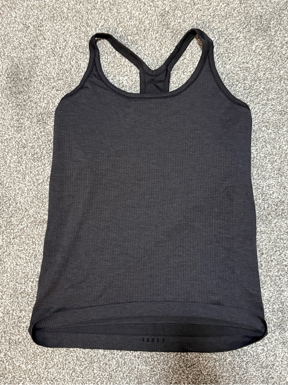 lululemon athletica Black Racerback ebb to street Tank Top